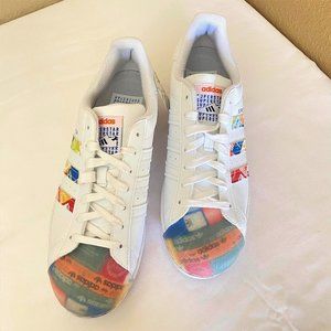 Adidas Originals Superstar GX2717 Men's Shoes Sneakers White Size 9